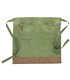 Delantal francés largo piel vegana verde M740