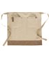Delantal francés largo piel vegana beige M740