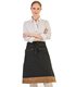 Delantal francés largo piel vegana negro M740