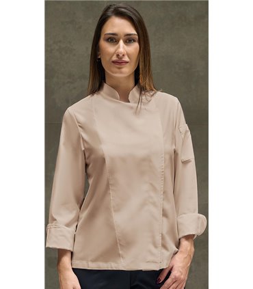 Chaqueta cocina mujer microfibra Calabria 113212B
