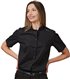 Camisa mujer cuello mao elastán 240004