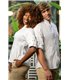 Blusa mujer hostelería lino Pontia 3673