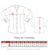 Blusa mujer hostelería lino Pontia 3673