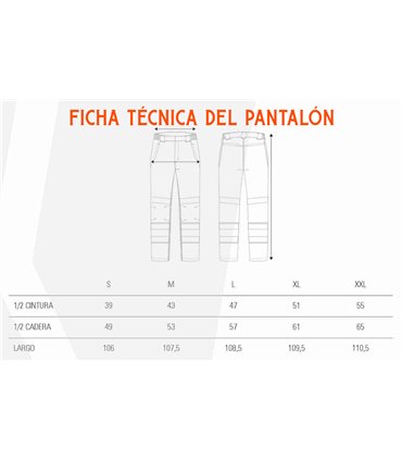 Pantalón ignífugo, antiestático B1499