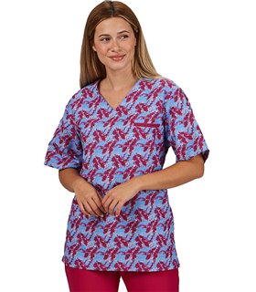 Blusa unisex Mika Digital frambuesa 600071