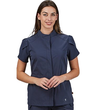 Blusa mujer botón oculto Lina 600093