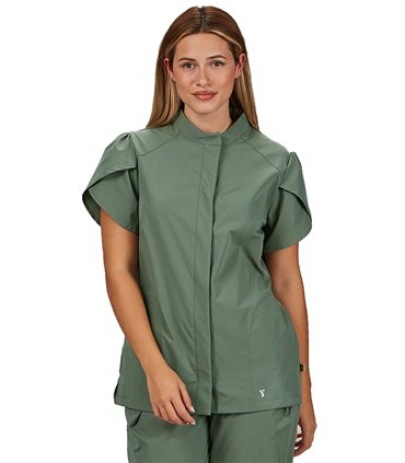 Blusa mujer botón oculto Lina 600093