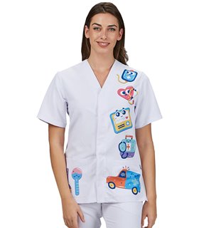 Blusa unisex microfibra Amaia Stickers 6152