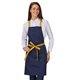 Delantal peto tirantes contraste 100032