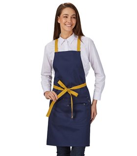 Delantal peto tirantes contraste 100032