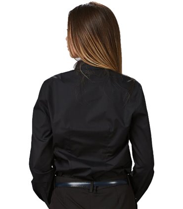 Camisa mujer cuello mao elastán 240002