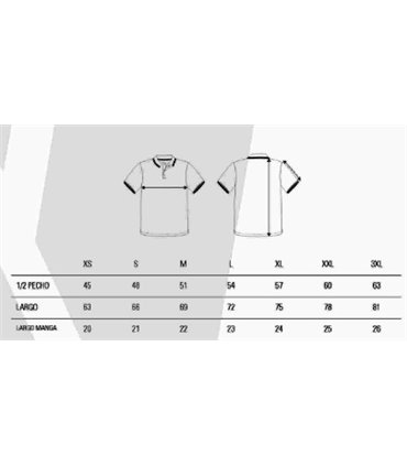 Polo de manga corta tejido Waffle S6540