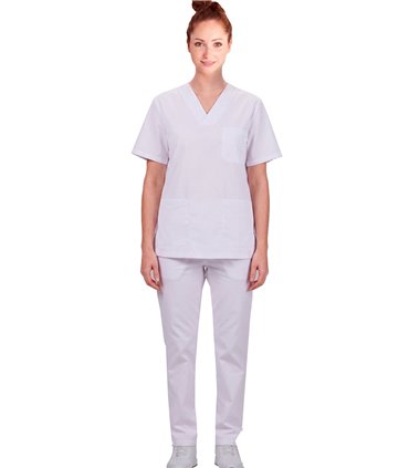 Conjunto sanitario unisex blanco VC846101B
