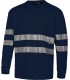 Camiseta con reflectantes, manga larga. Workteam C3938