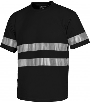 Camiseta manga corta, reflectantes para industria. Workteam C3939