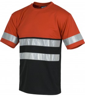 Camiseta manga corta, reflectantes para industria. Workteam C3940