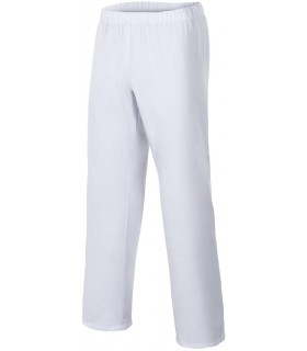 Pantalón pijama unisex Velilla 334. Blanco.