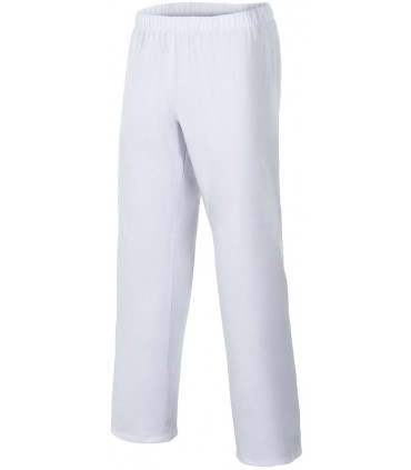 Pantalón pijama unisex Velilla 334. Blanco.