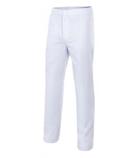 Pantalón pijama unisex Velilla 335. Blanco.