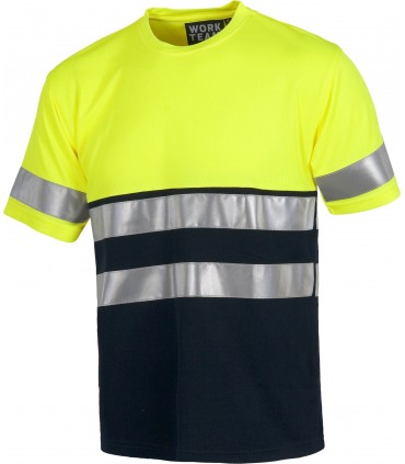 Camiseta de manga corta Alta Visibilidad Workteam C3941