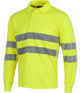 Polo de manga larga Alta Visibilidad Workteam C3833