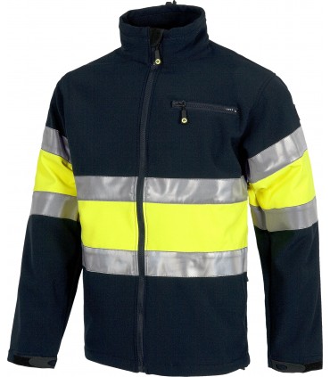 Chaqueta Workshell de Alta Visibilidad Workteam S9520