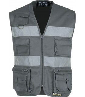 Chaleco Multibolsillos para industria Workteam S3107