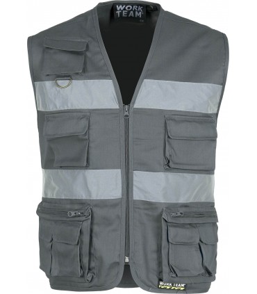 Chaleco Multibolsillos para industria Workteam S3107