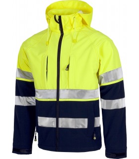 Chaqueta Workshell Alta Visibilidad Workteam S9525