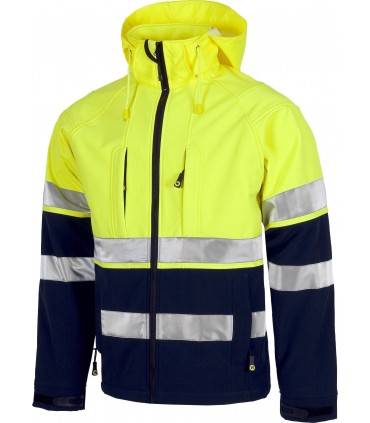 Chaqueta Workshell Alta Visibilidad Workteam S9525