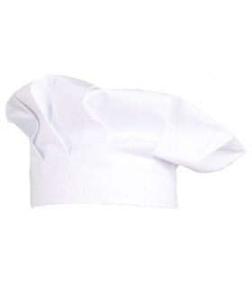 Gorro Gran Chef de cocina y hostelería Gary's 445V Blanco
