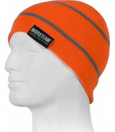 Gorro KnitHat de punto Alta Visibilidad Workteam WFA916