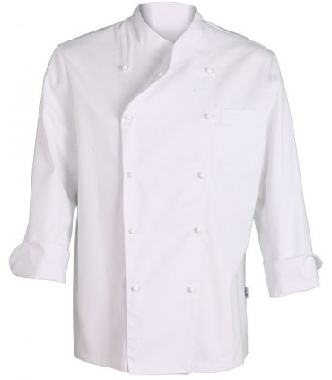 Chaqueta de hombre para cocina y hostelería mod. Nápoles de Gary's 9310. Blanco.