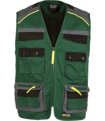 Chaleco multibolsillos Workteam WF5854