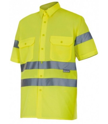Camisa de alta visibilidad manga corta 141 Velilla