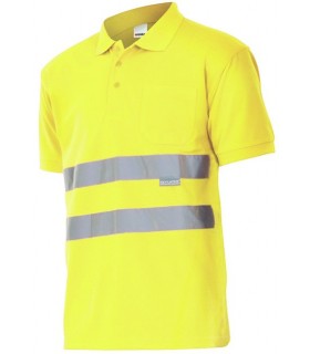 Polo de Alta Visibilidad manga corta 172 Velilla