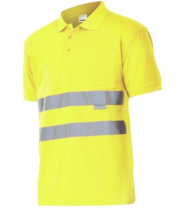 Polo de Alta Visibilidad manga corta 172 Velilla