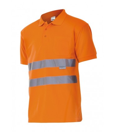 Polo de Alta Visibilidad manga corta 172 Velilla