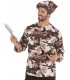 Chaqueta de cocina "Goya" Gary's camuflaje 9455