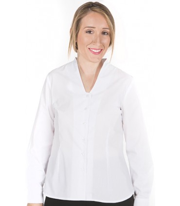 Camisa de mujer hostelería 2412 chimenea