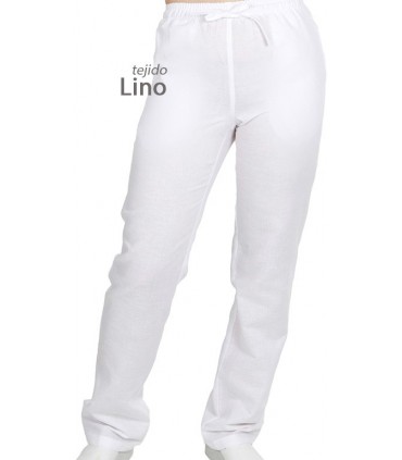 Pantalón unisex de Lino Hostelería 7018