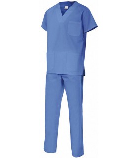 Conjunto sanitario unisex celeste 800