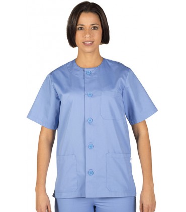 Blusa sanitaria unisex botones 604