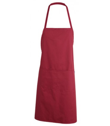 Delantal peto poliéster con bolsillo 1161