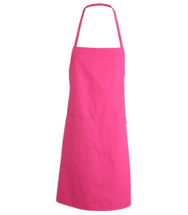 Delantal peto poliéster con bolsillo 1161