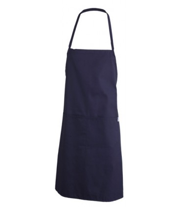 Delantal peto poliéster con bolsillo 1161