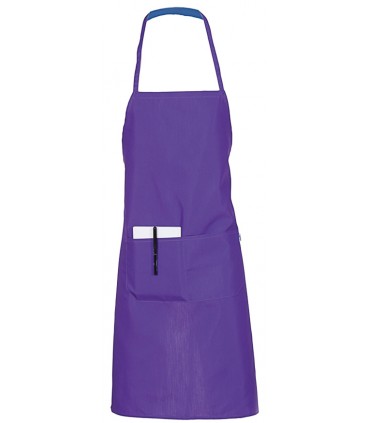 Delantal peto poliéster con bolsillo 1161