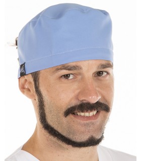 Gorro sanitario microfibra absorbente con tiras 4477