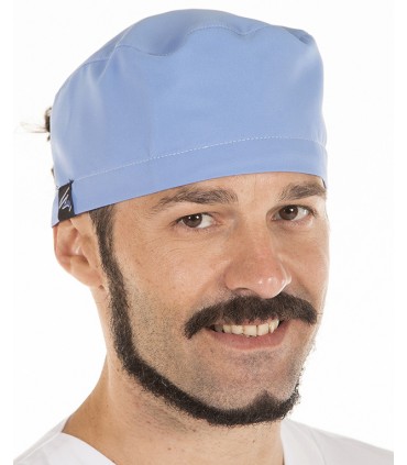 Gorro sanitario microfibra absorbente con tiras 4477