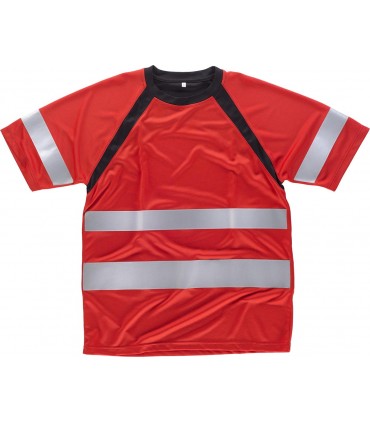 Camiseta Alta Visibilidad Rojo C2940